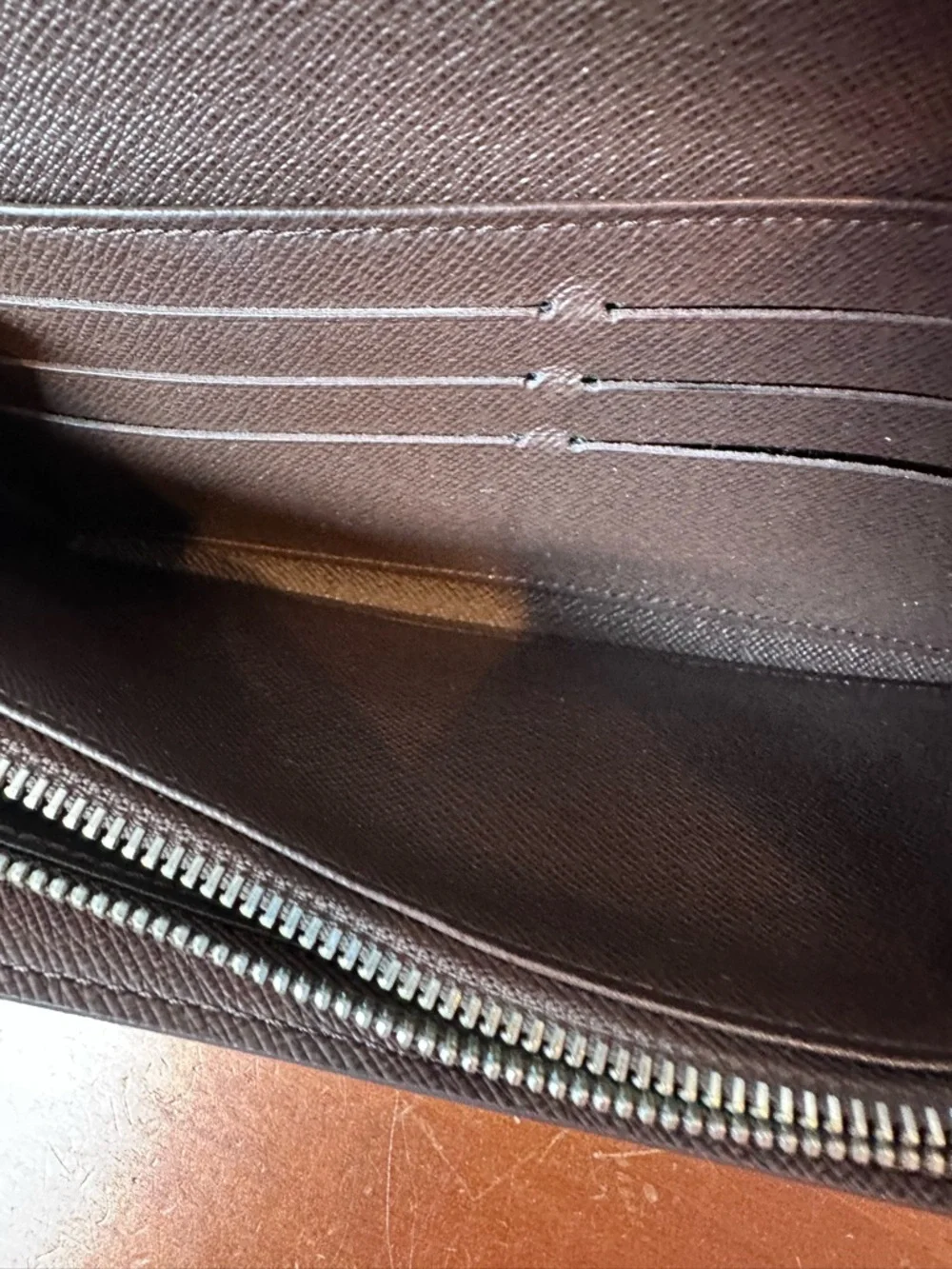 Louis Vuitton Damier Ebene Sarah Wallet